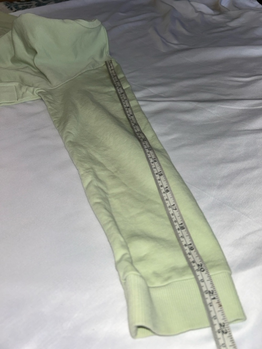 ASOS Maternity Mint Green Crew Neck Long-Sleeve Top with Side Snap Detail - Picture 8 of 8